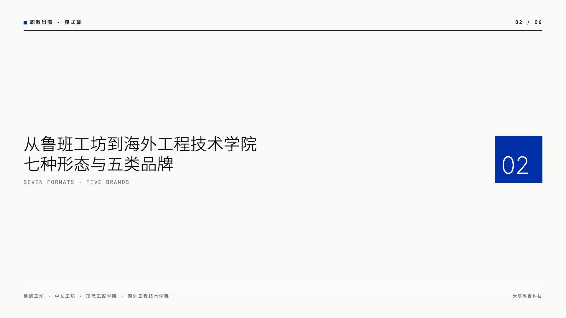 从鲁班工坊到海外工程技术学院:职教出海的七种形态与五类品牌